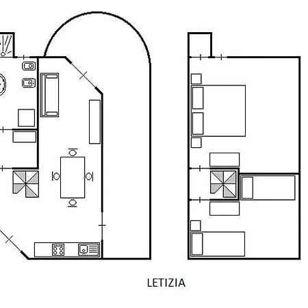 Апартаменты Olimpia E Letizia Каттолика